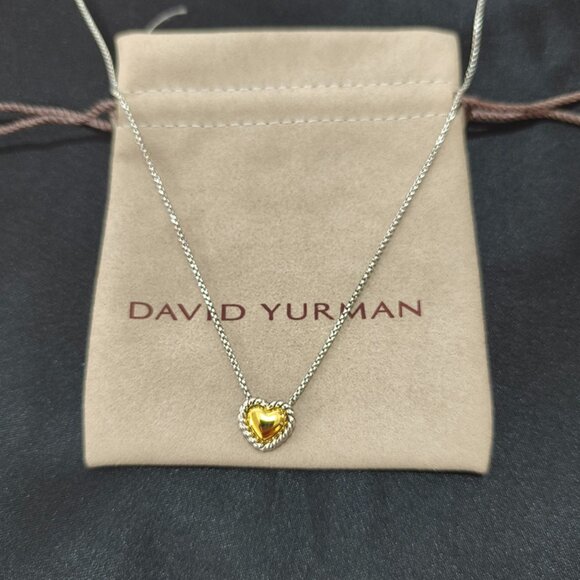 David Yurman Cookie Heart Necklace - Picture 1 of 6